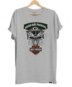 Green bay packers harley-davidson motorcycles shirt