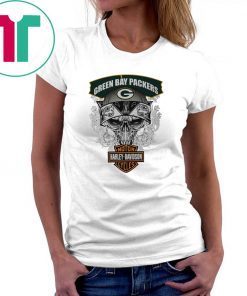 Green bay packers harley-davidson motorcycles shirt