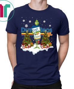 Grinch Hug Dutch Bros Coffee Christmas T-Shirt