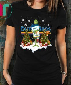 Grinch Hug Dutch Bros Coffee Christmas T-Shirt
