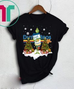 Grinch Hug Dutch Bros Coffee Christmas T-Shirt