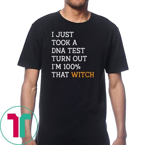 Halloween Costume I'm A 100 Percent With That Witch Gift T-Shirt