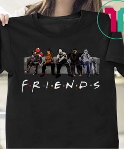 Friends Horror Movies Characters Shirt