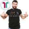 Friends Horror Movies Characters Shirt