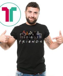 Friends Horror Movies Characters Shirt