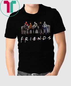 Friends Horror Movies Characters Shirt