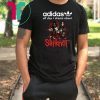 Halloween adidas all day I dream about slipknot shirt