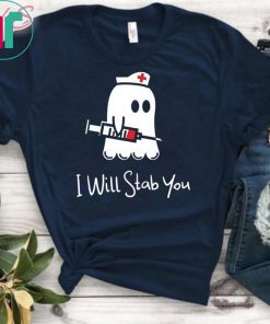 Halloween boo I will stab you nurse shirt