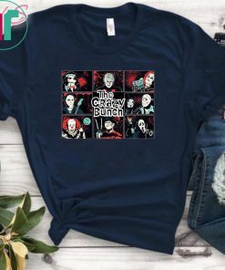 Halloween horror movie characters the crazy bunch shirt