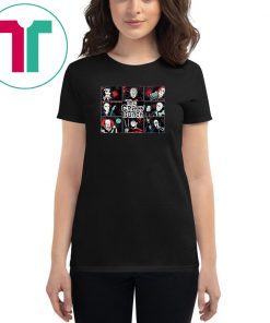 Halloween horror movie characters the crazy bunch shirt