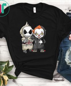 Halloween jack skellington and pennywise shirt