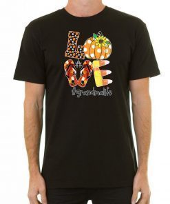 Halloween sunflower love grandma life Gift Tee Shirts