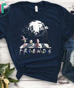 Halloween the nightmare walking abbey road friends tv show shirt