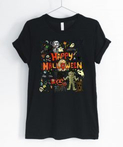 Happy Halloween Scary Retro T-Shirt