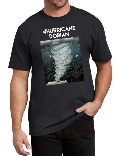 Hashtag Hurricane Dorian tshirt Survived Hurricane Dorian