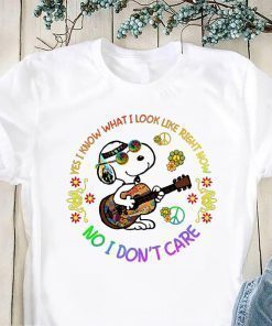 Hippie yes I know what I look like right now no I don’t care snoopy shirts