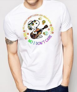 Hippie yes I know what I look like right now no I don’t care snoopy shirts