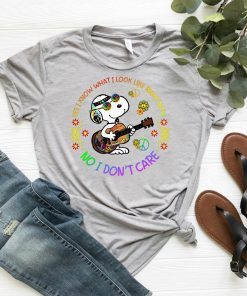Hippie yes I know what I look like right now no I don’t care snoopy shirts
