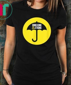 Hong Kong & Strong Yellow Umbrella Movement Shirt