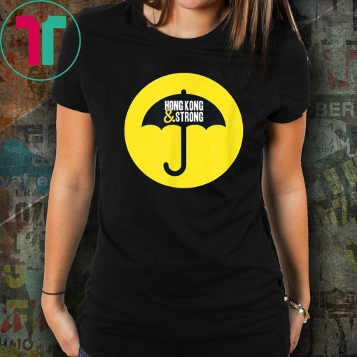 Hong Kong & Strong Yellow Umbrella Movement Shirt