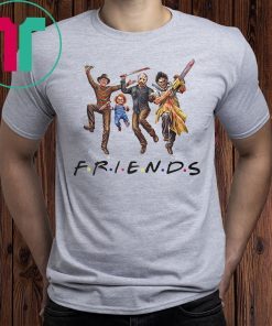 Horror Characters FRIENDS Halloween T-Shirt