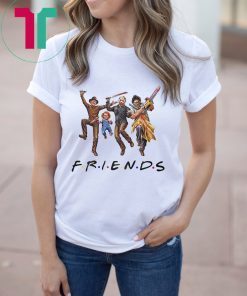 Horror Characters FRIENDS Halloween T-Shirt