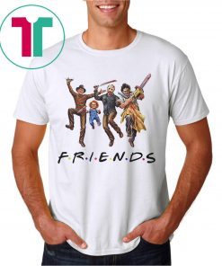 Horror Characters FRIENDS Halloween T-Shirt