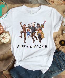 Horror Characters FRIENDS Halloween T-Shirt