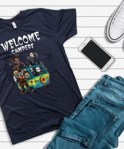 Horror Characters Welcome Campers shirt