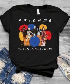 Horror Friends Sinister Friends TV Show Gift for Bestie Friends 90s Squad Goals Horror Movie Hocus Pocus Halloween Not So Scary T Shirt