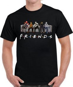 Funny Horror Movie Characters Friends TV Show T-Shirt