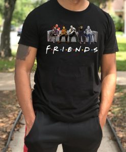 Funny Horror Movie Characters Friends TV Show T-Shirt