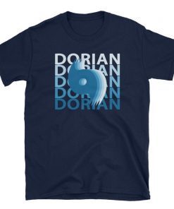 Hurricane Dorian Short Sleeve Unisex T Shirt Florida 2019 Blue Repeat