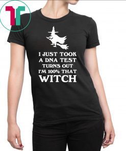 I Just Took a DNA Test Turns Out Im 100 That Witch Halloween T-Shirt