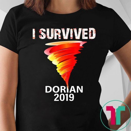 I Survived Hurricane Dorian Florida Storm Flood Tee Shirt