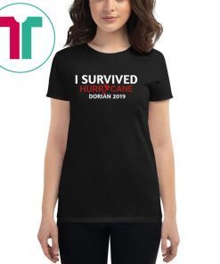 I Survived Hurricane Dorian Florida Storm Tshirt