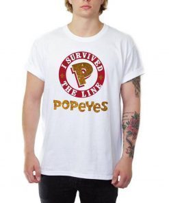 I survived the line popeyes shirt