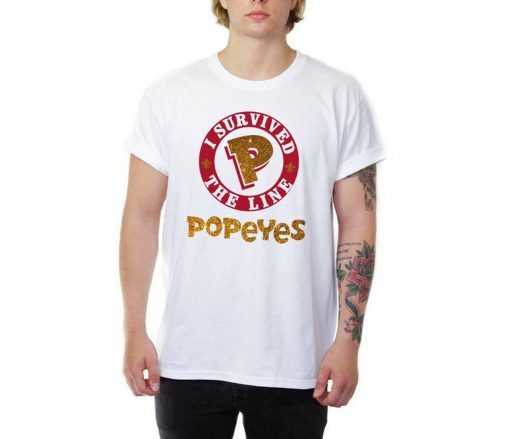 I survived the line popeyes shirt