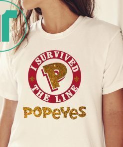I survived the line popeyes shirt