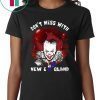 Halloween IT pennywise don’t mess with england t-shirt