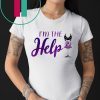 Halloween I’m The Help Maleficent Wine Shirt