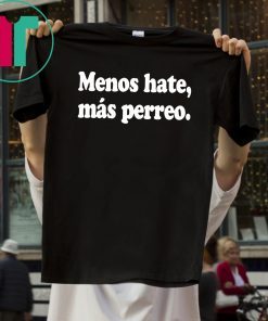 J Balvin Menos Hate, Más Perreo Negra Shirt