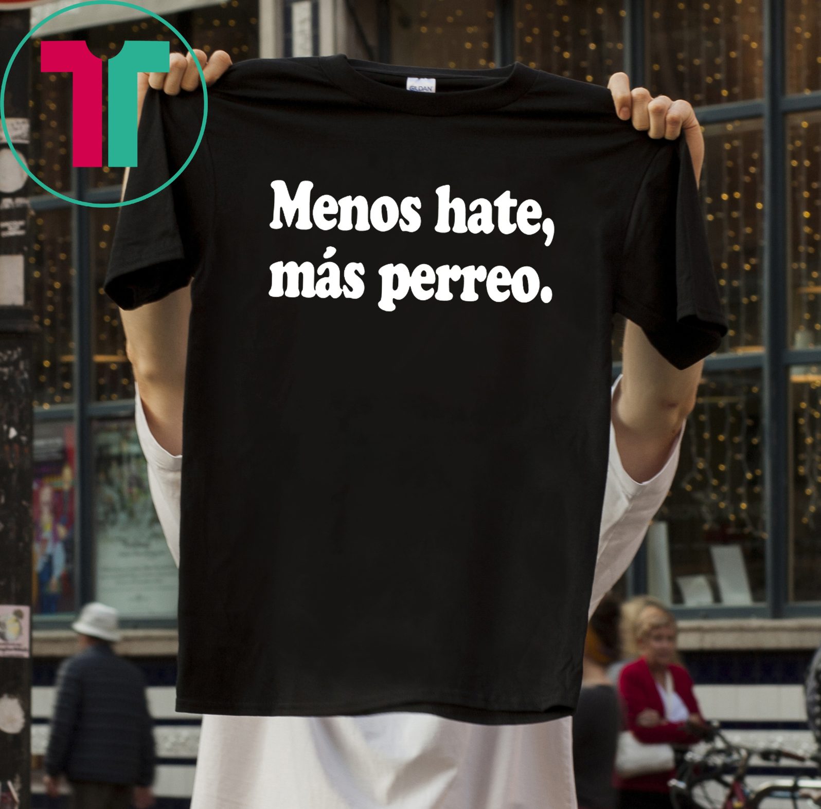 J Balvin Menos Hate, Más Perreo Negra Shirt