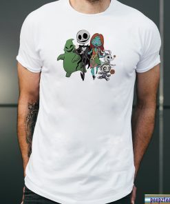 Jack Skellington and Sally and Zero Friend T-shirt