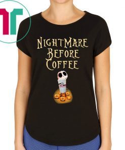 Jack Hug Dunkin Donuts NightMare Before Coffee Shirt
