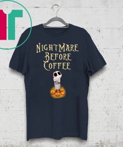 Jack Hug Dunkin Donuts NightMare Before Coffee Shirt