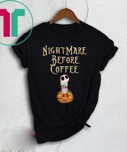 Jack Hug Dunkin Donuts NightMare Before Coffee Shirt