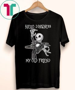 Jack skellington hello darkness my old friend shirt