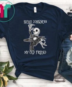 Jack skellington hello darkness my old friend shirt