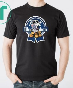 Jack skellington hug pabst blue ribbon pumpkin shirt